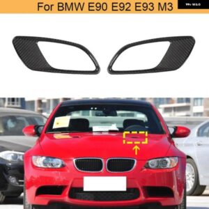 BMW ボンネット ボンネット エアベントカバー 3シリーズ E90 E92 E93 M3 2008 - 2013 フロントフード エンジン エアベントトリムカバー カーボン