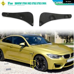 BMW カーボン車フェンダーフレア マッドガード 3 4シリーズ F80 M3 F82 F83 M4 2014-2019 フロント スプラッシュガード フェンダー