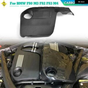 BMW カーボン エンジン カバー ボンネット F80 M3 F82 F83 M4 2014-2019 フード内側 エンジン カバー トリムフード ボンネット プロテクター