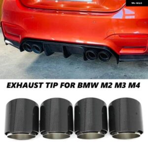 BMW 1個 カーボン排気のヒント M2 M3 M4 M135I M235I M140I M240I M335I M340I M435I ダイレクトプラグ 汎用 マフラー