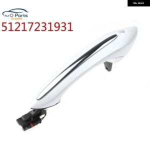 BMW パールホワイトカラーフロントリア コンフォートアクセス ドアハンドル キーレスゴー 5シリーズ F11 520D 520I 523I 525D 528I 51217231931