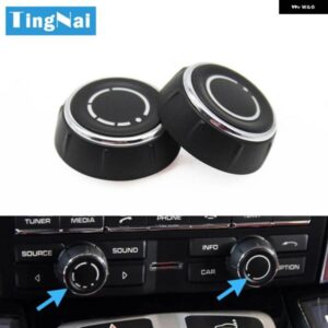 ポルシェ カーセンターコンソール オーディオボリュームノブ カバー CD コントロールスイッチ ボタン カイエン パナメーラ マカン ボクスター 9