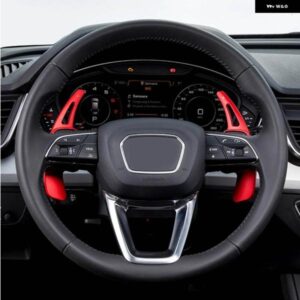 アウディ SQ5 Q2 Q5 Q7 A3 A4 A5 S3 S5 2017 2018 SLINE クワトロステアリング ホイールのシフトパドル エクステンダークイックシフト合金