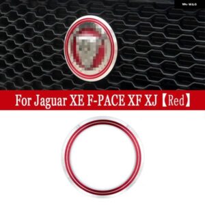ジャガー XE XF F-PACE X760 X761 X260 グリル エンブレム 装飾 リング ステッカー カースタイリング ヘッドバッジトリ