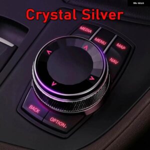 BMW クリスタル/セラミックマルチメディア ボタン ノブ カバー F30 F10 E60 F20 E87 E90 E92 E93 X5 E70 F15 X3 F25 F48 E84