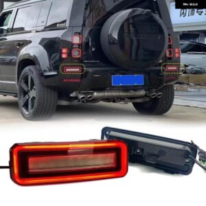 ランドローバー ディフェンダー 2020 2021 2022 リア LED バンパー リフレクター テール ブレーキ ストップライトウィンカー ランプカー