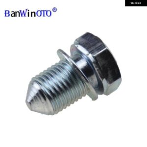 アウディ N90813202 1個 エンジン オイルパンドレンナットサンププラグ ネジボルト ガスケット A3 A4 A6 TT Q7 フォルクスワーゲン に適合