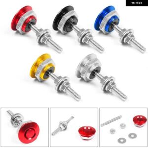 BMW 1.25インチ 汎用 スタイルプッシュボタン ビレットフードピンロッククリップキット 電気ショック療法車クイックピン TT102253