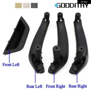 BMW LHD 4個 セット インテリア 車インナー ドアハンドル カバー パネル交換 51417250307 X3 X4 F25 F26 2010-2016