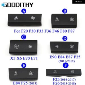 BMW AC ヒーター気候ファン 風量ボタン カバー キャップ 1 2 3 4 X1 X3 X5 X6シリーズ F20 F30 F35 F80 F25 F26 E70 E84 E90