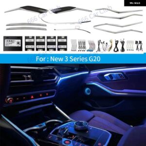 BMW 11色 LED アンビエントライト G20 3シリーズ インテリア インパネサドル 装飾 ランプ RGB リペア