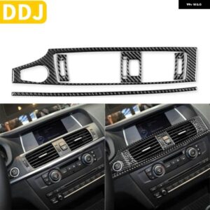 BMW X3 F25 2011-2017 X4 F26 2014-2017 カーボン インテリア オートエアコン アウトレット セットトリム ステッカー