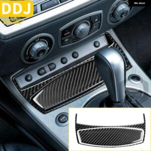 BMW Z4 E85 E86 2003-2008 ロードスターカーボン インテリア センター灰皿ボックス ドアカバー サラウンドトリム ステッカー