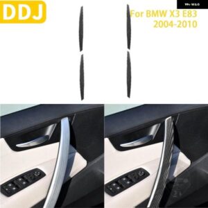 BMW X3 E83 38261 カーカーボン インテリア ドアプッシュハンドルカバー トリム ステッカー