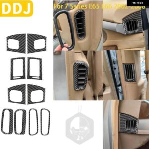 BMW 7シリーズ E65 E66 37469 カーボン インテリア ドアエア アウトレット トリム ステッカー セット