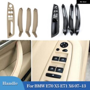 BMW アームレスト 車左フロント運転席 LHD インテリア ドアハンドル インナーパネルプルトリムカバー E70 E71 X5 X6 2007-2014