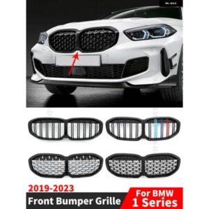 BMW フロントバンパー キドニーグリル ダイヤモンドグリル チューニング 1シリーズ F40 2019-2023 128TI M135I XDRIVE 118I M スポーツ用