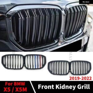 BMW センターメッシュフロントインレットバンパー グリル レーシング キドニーグリル NEW X5 G05 M F95 2019-2022 スタイリング チューニングフェイスリフト