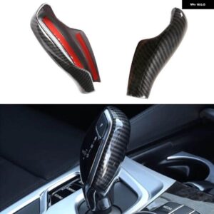 BMW カーボンギアシフトノブ ヘッドバックカバー トリム RHD LHD 5 7シリーズ 6 GT X3 X4 G30 G38 G11 G12 G01 G08 G02 18-22
