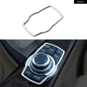 BMW 1個 インテリア マルチメディア ボタン 装飾 カースタイリング ステッカー F10 F20 F30 F34 F07 F25 F26 F15 F16