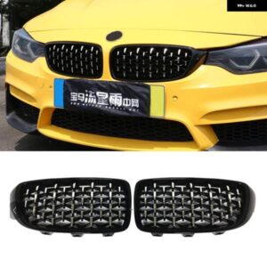 BMW ペアフロントバンパー キドニーグリル F32 F33 F36 F80 F82 F83 M3 M4 ダイヤモンドスタイル レーシング グリル カースタイリング