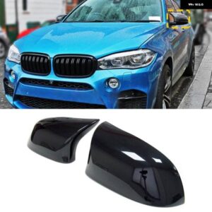 BMW X3 X4 X5 X6 F25 F26 F15 F16 リアビューサイドミラー カバー バックミラー キャップカーボンオート グロスブラック 14-18