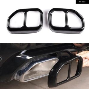 BMW テールマフラー アウトレット マフラー パイプカバー 装飾 テールスロートフレーム X3 G01 X4 G02 2022 自動 ABS グロスブラック