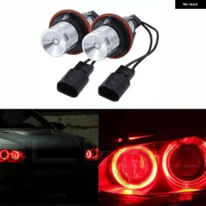 BMW 2個 LED エンジェルアイズ マーカーライト 電球ホワイト/ブルー/レッド/グリーン/イエロー E39 E53 E60 E61 E63 E64 E65 E66 E87 525I 530I 545I用