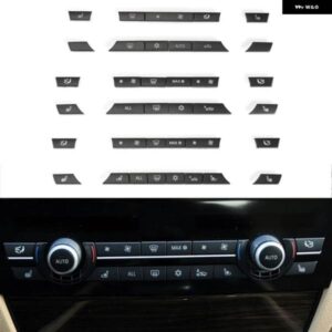 BMW A/C ヒーターボタン キーキャップ リペア キット スイッチ ボタン カバー F01 F02 F06 F07 F10 F11 F12 F13 5/6/7シリーズ 2010-2017