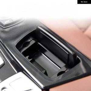 BMW 自動車灰皿カーセンターコンソール 灰皿 F10 アセンブリ灰ボックス カバー 5シリーズ F10 F11 F18 2010-2017 黒 ABS
