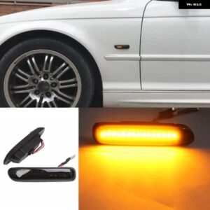 BMW 1ペア E46 3ER リムジンクーペコンパクトカブリオレ流れるウィンカー LED ダイナミック サイド マーカーライト 信号灯