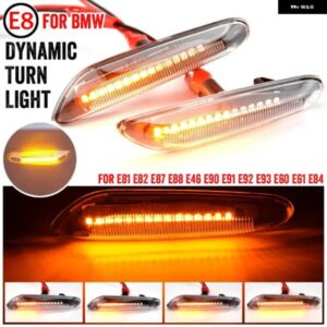 BMW 流水ウインカー LED ダイナミック ウィンカー ライト E60 E61 E90 E91 E81 E83 E84 E88 E92 サイドマーカー点滅 インジケータ ー