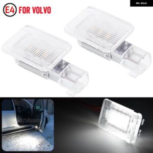 ボルボ 2X ホワイト LED 足元グローブボックス コンパートメント ランプ S60 V60 XC60 C30 C70 V50 S40 30722729 2459993 1286346