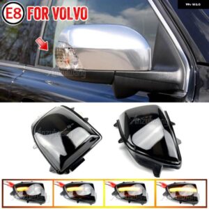 ボルボ 2個 ダイナミック ウィンカー ライト XC70 2008-2012 XC90 2007-2014 LED サイドミラー インジケータ ウインカーライト