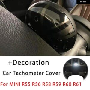 BMW 黒旗タコメーター カバー ステッカー ミニクーパー S R56 R55 クラブマン R58 R59 R60 R61 インテリア カースタイリング