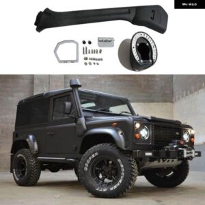 ランドローバー 車 4X4 オフロード部品 ABS 黒シュノーケル ディフェンス 90 110 自動吸気シュノーケルキット
