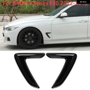 BMW 3シリーズ F30 2012-2016 2個 サイドウイングエア流フェンダーグリル アウトレット 吸気ベントカバー