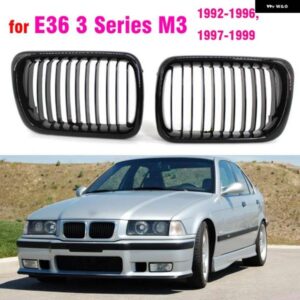 BMW 黒 E36 グリル ABS フロント交換フードキドニーグリル E36 1997 1998 1999 318I 323I 325I 320I 328I