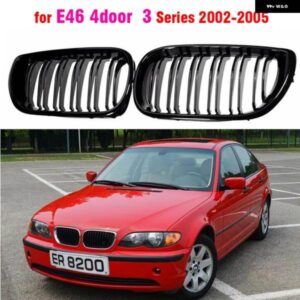 BMW フロントセンター明黒ワイドキドニーフードグリル E46 サルーン 4 ドア 3シリーズ 37377 320I 325XI 330XI