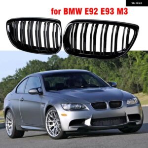 BMW フロントキドニーフィンスポーツグリル ブラック E92 E93 M3 2006-2009 2008-2013 3シリーズ 2 ドアクーペ