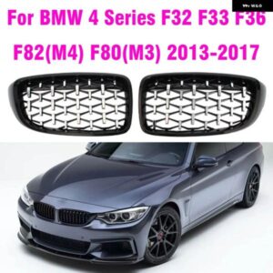 BMW M4 M3 4シリーズ ABS レーシング グリル F32 F33 F36 F80 F82 F83 フロントバンパー ダイヤモンド形状スタイリング