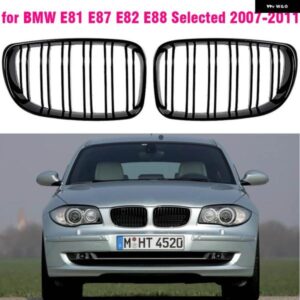BMW 黒フロントグリル キドニー 1シリーズ E81 E87 E82 E88 128I 135I 120I 116I 116D 120D
