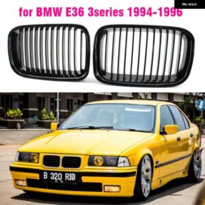BMW 黒グリル ABS フロント交換フードキドニーグリル E36 1994 1995 1996 318I 323I 325I 320I 328I M3