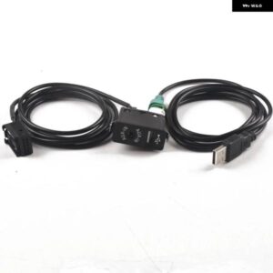 BMW USB AUX スイッチ + ワイヤーケーブル アダプタ ー 12PIN E85 E86 Z4 E83 X3 ミニクーパー用