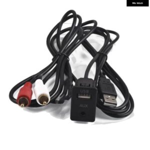 BMW 車 2 RCA AUX USB オスダッシュ 2RCA アダプタ トヨタ 用 ホンダ 用 3 5