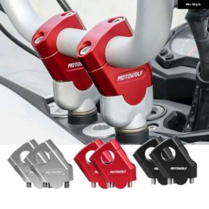 BMW 22MM 28MM オートバイ ハンドルバー ライザー モトクロス強化クランプマウントピット バイク バイク ヤマハ 用