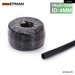 BMW 4MM X 50メートル 黒 シリコーン 真空ホース チューブ シリコン パイプ E30 M20 325 325I 6CY 1988 - 1993 + 真空キット EP-VS-4-1R