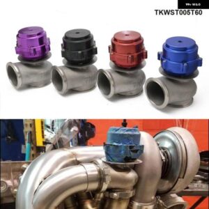 BMW レーシング ビレットアルミ車 60MM VBAND V60 フランジ ターボ ウエストゲート スバル ホンダ TKWST005T60