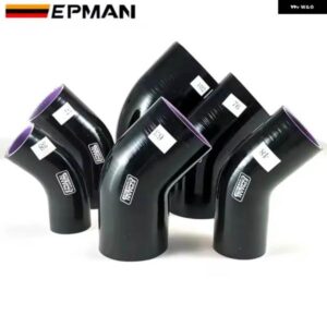 BMW ブラック 2.75インチ 45度エルボ シリコン ホース パイプ E34 70MM /76MM /80MM EP-SS45RS70