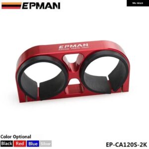 BMW ビレットアルミ 60MM デュアル燃料フィルター 燃料ポンプブラケット/クランプ/マウント 044 燃料ポンプ 520I EP-CA120S-2K